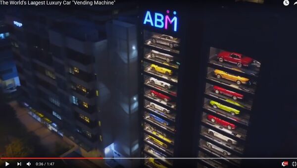 Многоэтажный автомат, торгующий автомобилями, появился в Сингапуре - Sputnik Беларусь