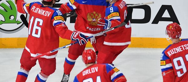 Игроки сборной России на ЧМ-2017 Игроки сборной России на ЧМ-2017 - Sputnik Беларусь