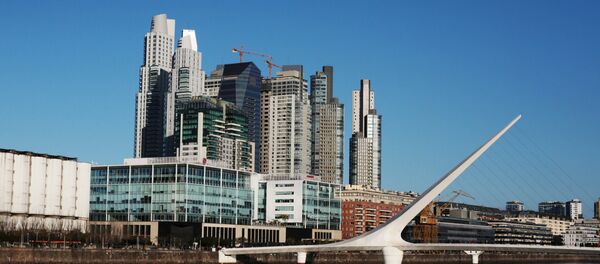 Мост Жанчыны ў раёне Пуэрта Мадэра Буэнас-Айрэса, архіўнае фота Мост Жанчыны ў раёне Пуэрта Мадэра Буэнас-Айрэса, архіўнае фота - Sputnik Беларусь