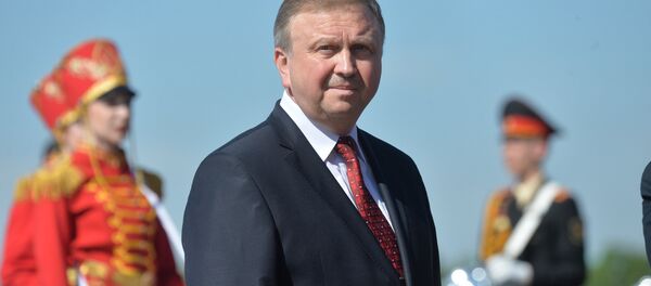 Премьер-министр Андрей Кобяков на открытии MILEX-2017 - Sputnik Беларусь