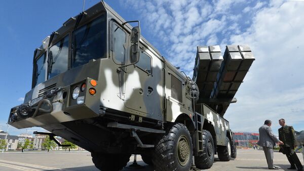 Рэактыўная сістэма залпавага агню Паланэз беларускай вытворчасці - Sputnik Беларусь