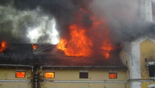 Пожар в здании бывшего пивзавода в Гродно - Sputnik Беларусь