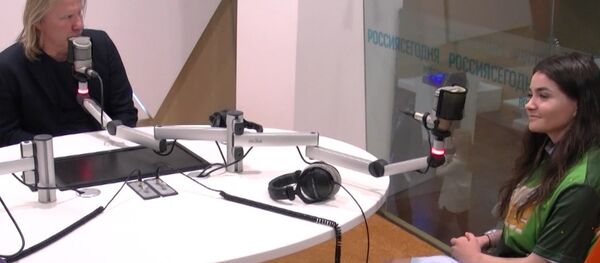Ты супер!: Даша Чарнова і Віктар Дробыш пабывалі ў гасцях у Sputnik Ты супер!: Даша Чарнова і Віктар Дробыш пабывалі ў гасцях у Sputnik - Sputnik Беларусь