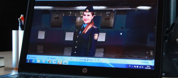 Официальный представитель ГУВД Мингорисполкома Александра Попова - Sputnik Беларусь