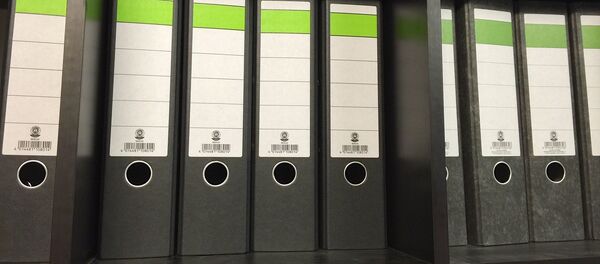 Папки с бумагами, архивное фото - Sputnik Беларусь