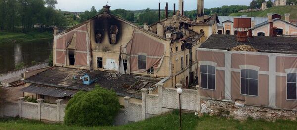 Сгоревшее здание старого пивзавода - одно из старейших на территории Гродно - Sputnik Беларусь