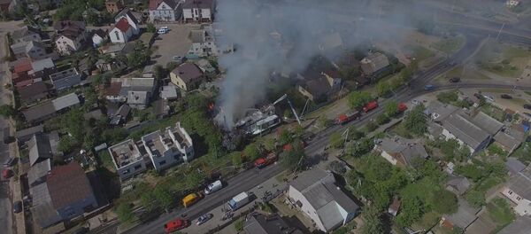 Пожар на ул. Аннаева - Sputnik Беларусь