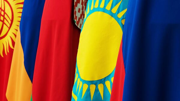 Флаги стран-участниц ЕАЭС, архивное фото - Sputnik Беларусь