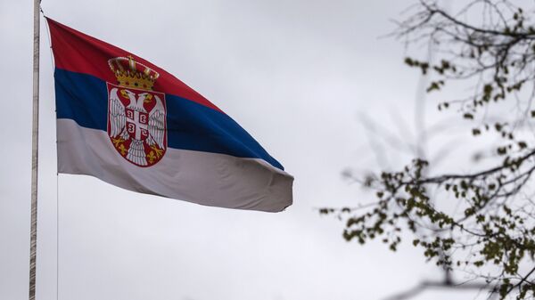 Флаг Сербіі, архіўнае фота - Sputnik Беларусь