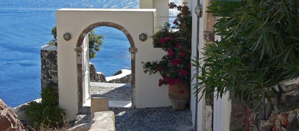 Греция, остров Санторини Греция, остров Санторини - Sputnik Беларусь