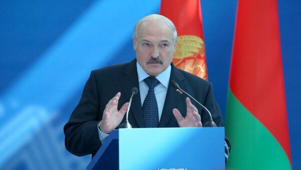 Президент Беларуси Александр Лукашенко на Олимпийском собрании - Sputnik Беларусь