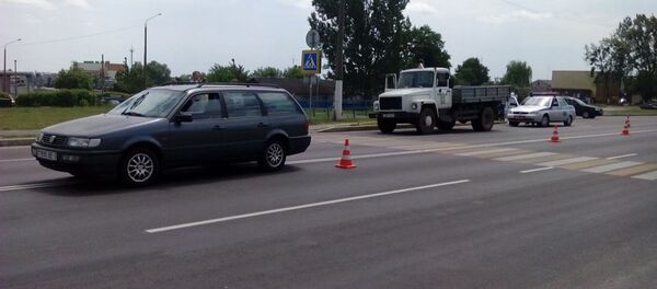 Место ДТП в Мозыре - Sputnik Беларусь