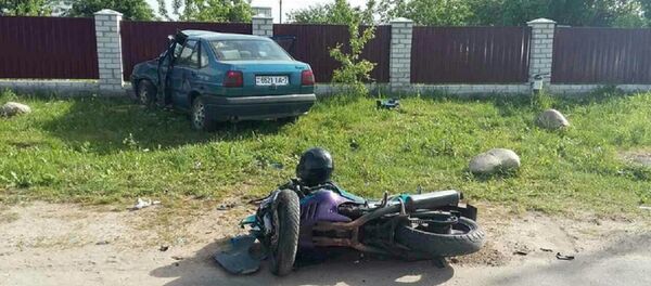 Место аварии в Червенском районе - Sputnik Беларусь