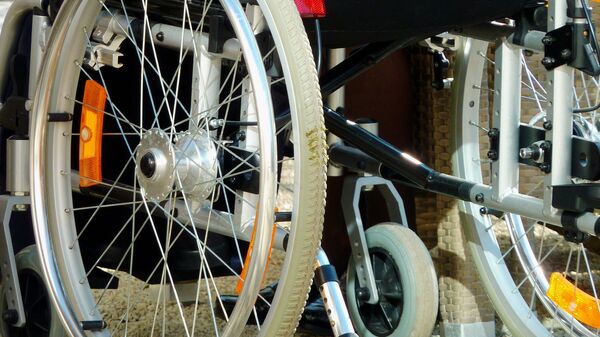 Инвалидная коляска, архивное фото - Sputnik Беларусь