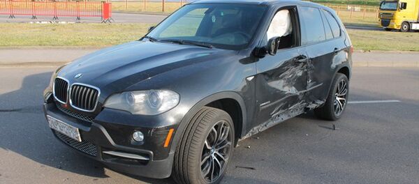 Автомобиль участника ДТП - Sputnik Беларусь