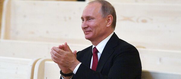 Президент России Владимир Путин Президент России Владимир Путин - Sputnik Беларусь