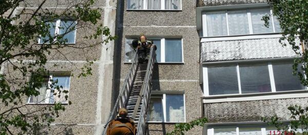 Пожар в Полоцке - Sputnik Беларусь