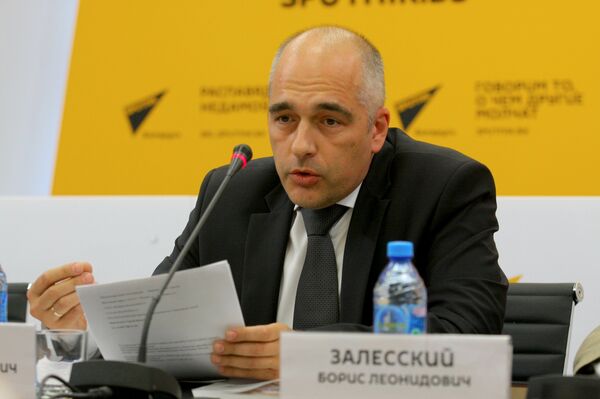 Первый секретарь Посольства России в Республике Беларусь Андрей Грешников Первый секретарь Посольства России в Республике Беларусь Андрей Грешников - Sputnik Беларусь