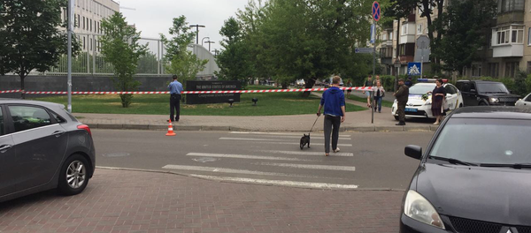 Возле посольства США в Киеве произошел взрыв - Sputnik Беларусь