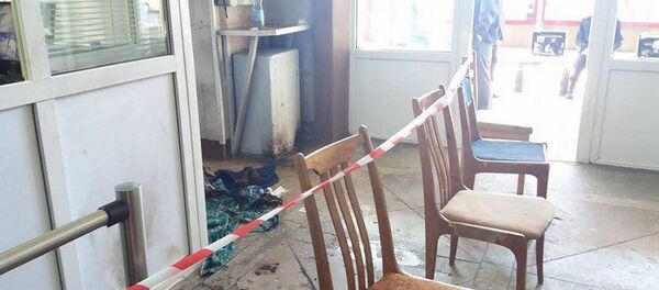 На проходной Коминтерна, где женщина подожгла себя - Sputnik Беларусь