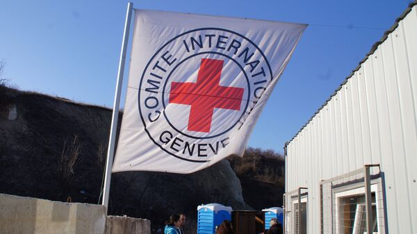 Флаг Международного комитета Красного Креста - Sputnik Беларусь