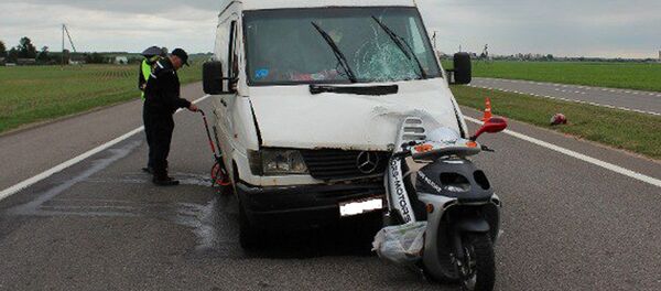 Авария в Гродненском районе Авария в Гродненском районе - Sputnik Беларусь