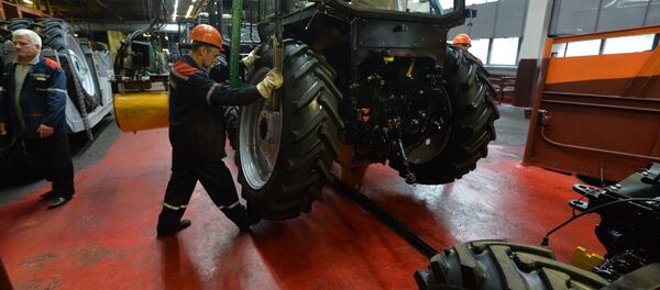 Корпус зборкі трактароў МТЗ Корпус зборкі трактароў МТЗ - Sputnik Беларусь