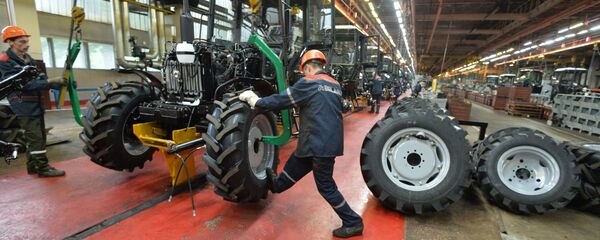 Корпус зборкі трактароў МТЗ Корпус зборкі трактароў МТЗ - Sputnik Беларусь