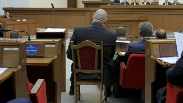Николаю Валуеву на сессии в Овальном зале поставили отдельный стул - Sputnik Беларусь