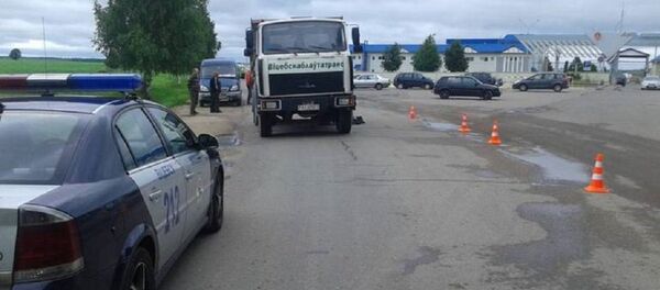 На месте смертельного ДТП под Витебском - Sputnik Беларусь