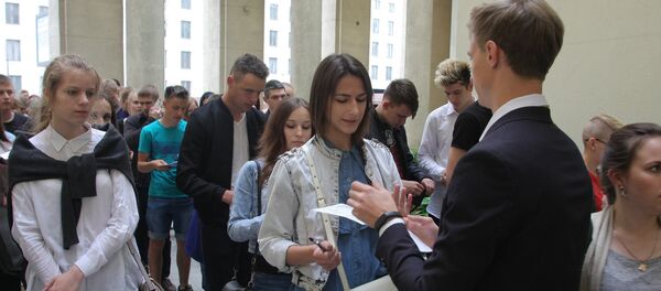 Центральное тестирование (ЦТ) в Минске, архивное фото - Sputnik Беларусь