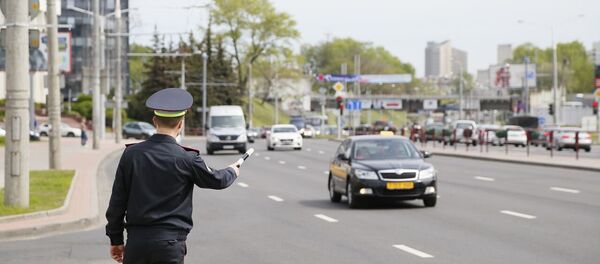 Дорожный милиционер - Sputnik Беларусь