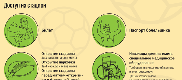 Правила поведения зрителей на играх Кубка конфедераций - Sputnik Беларусь