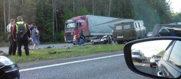 Авария на М1 - Sputnik Беларусь