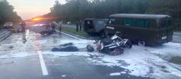 Авария на трассе М1 - Sputnik Беларусь