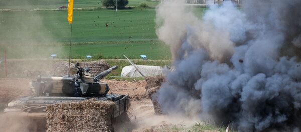 Танкавы біятлон на Лініі Сталіна - Sputnik Беларусь