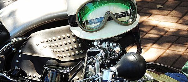 Мотоциклетный шлем, архивное фото - Sputnik Беларусь