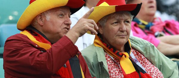 Заўзятары зборнай Германіі - Sputnik Беларусь