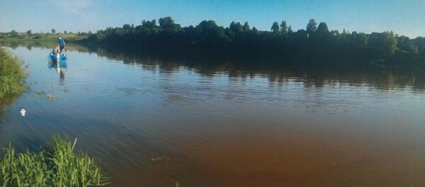 Участок реки Западная Двина, где было обнаружено тело ребенка - Sputnik Беларусь