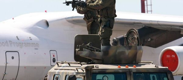 Антитеррористические учения в аэропорту Минск Антитеррористические учения в аэропорту Минск - Sputnik Беларусь