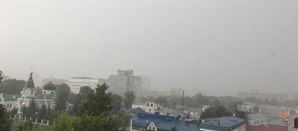 Сильный ливень в Минске в июне - Sputnik Беларусь