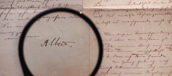 Автограф Альберта Эйнштейна - Sputnik Беларусь