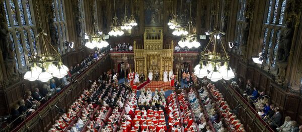 Тронная речь королевы Великобритании Тронная речь королевы Великобритании - Sputnik Беларусь