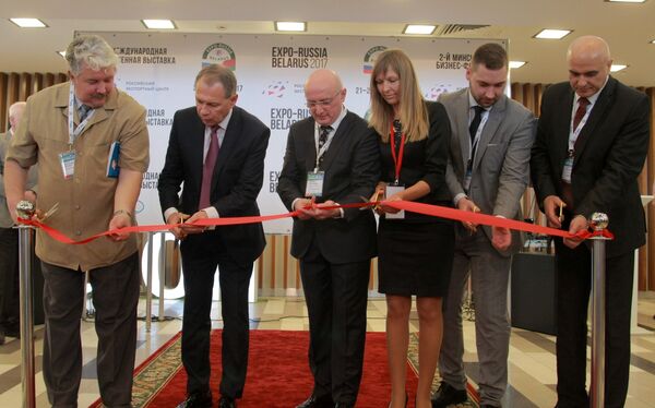 Торжественная церемония открытия выставки Expo-Russia Belarus 2017 в Минске  - Sputnik Беларусь