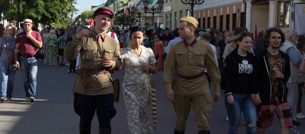 Последний мирный день 1941 года реконструировали в Бресте - Sputnik Беларусь