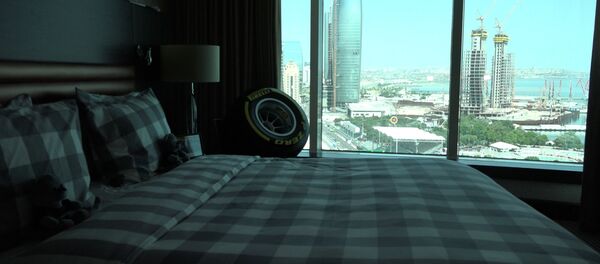 Формула-1 в Баку с высоты птичьего полета - Sputnik Беларусь