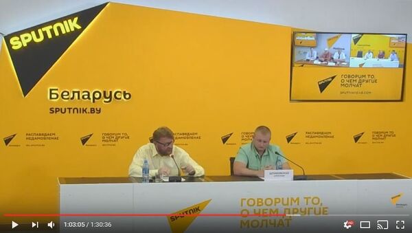 Видеомост в МПЦ Sputnik Беларусь - Sputnik Беларусь