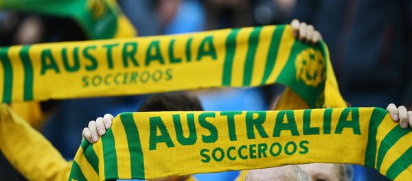 Болельщики сборной Австралии во время матча Кубка конфедераций-2017 - Sputnik Беларусь