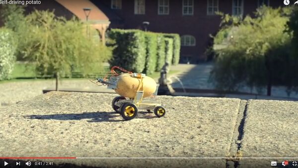 Беспилотная картошка: польский инженер показал колесный картоход - Sputnik Беларусь
