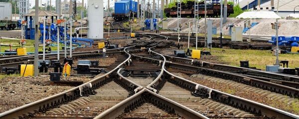 Железнодорожные пути, архивное фото - Sputnik Беларусь